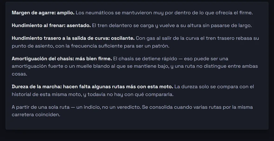 Las mediciones leídas en lenguaje claro, incluido allí donde todavía n